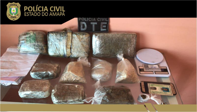 POLÍCIA CIVIL PRENDE DOIS HOMENS QUE DISTRIBUÍAM DROGAS DE UMA FACÇÃO CRIMINOSA NA ZONA SUL DE MACAPÁ